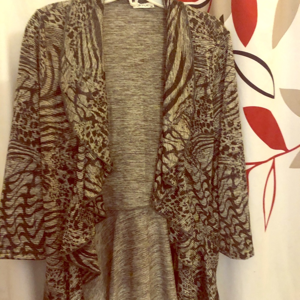Jaipur size medium black and silver sweater
